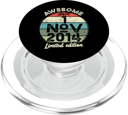 1. November 2014 10. Geburtstag 10 Jahre alt 2024 Geburtstag PopSockets PopGrip für MagSafe von 2024 10 Year Old Birthday