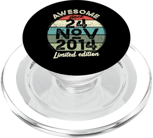 24. November 2014 10. Geburtstag, 10 Jahre alt 2024 Geburtstag PopSockets PopGrip für MagSafe von 2024 10 Year Old Birthday