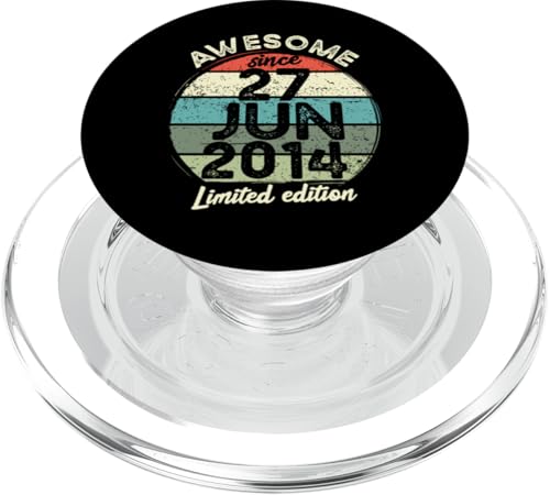 27. Juni 2014 10. Geburtstag 10 Jahre alt 2024 Geburtstag PopSockets PopGrip für MagSafe von 2024 10 Year Old Birthday