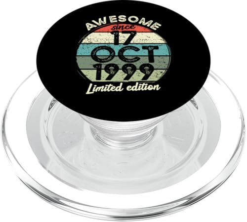 17. Oktober 1999 25. Geburtstag 25 Jahre alt 2024 Geburtstag PopSockets PopGrip für MagSafe von 2024 25 Year Old Birthday