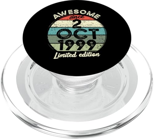 2. Oktober 1999 25. Geburtstag 25 Jahre alt 2024 Geburtstag PopSockets PopGrip für MagSafe von 2024 25 Year Old Birthday