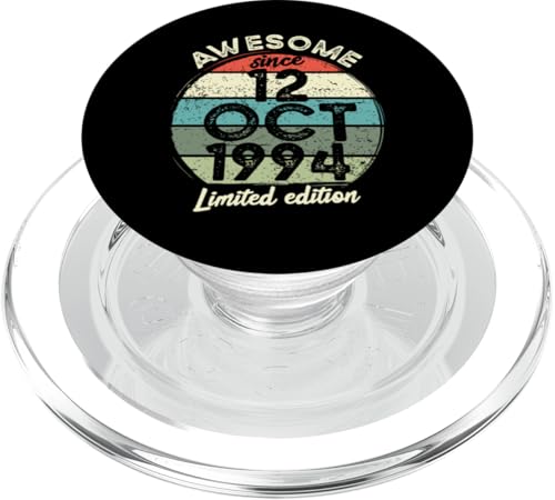 12. Oktober 1994 30. Geburtstag 30 Jahre 2024 Geburtstag PopSockets PopGrip für MagSafe von 2024 30 Year Old Birthday