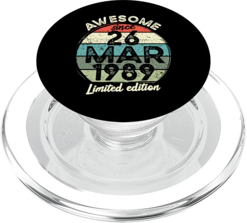 26. März 35. Geburtstag 35 Jahre 2024 Geburtstag PopSockets PopGrip für MagSafe von 2024 35 Year Old Birthday