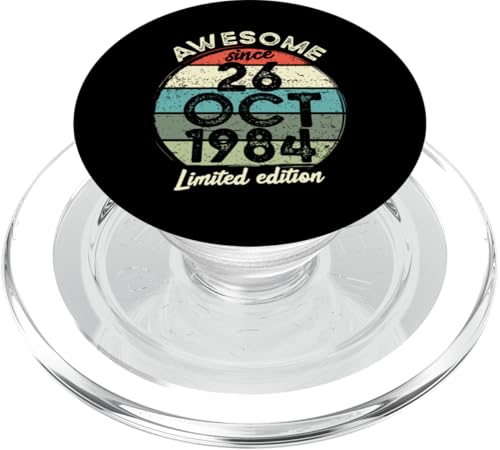 26. Oktober 1984 40. Geburtstag 40 Jahre 2024 Geburtstag PopSockets PopGrip für MagSafe von 2024 40 Year Old Birthday