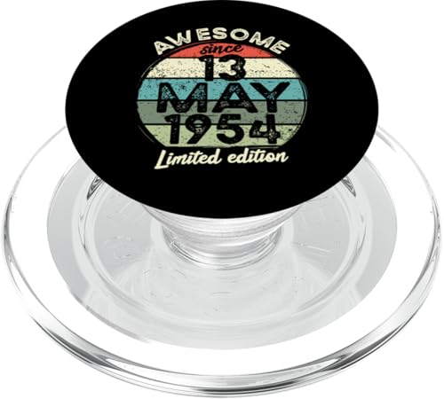 13. Mai 1954 70. Geburtstag 70 Jahre 2024 Geburtstag PopSockets PopGrip für MagSafe von 2024 70 Year Old Birthday