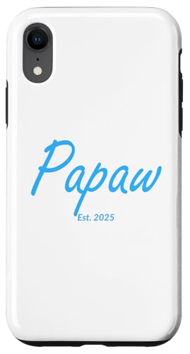 Hülle für iPhone XR Neuer Papa eines kleinen Jungen gegründet 2025 von 2025 Matching Family Baby Announcement Designs