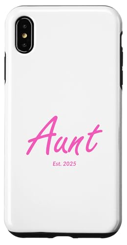 Hülle für iPhone XS Max Neue Tante eines kleinen Mädchens gegründet 2025 von 2025 Matching Family Baby Announcement Designs