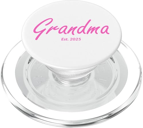 Neue Großmutter eines kleinen Mädchens gegründet 2025 PopSockets PopGrip für MagSafe von 2025 Matching Family Baby Announcement Designs