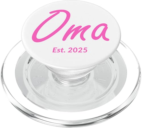 Neue Oma eines kleinen Mädchens gegründet 2025 PopSockets PopGrip für MagSafe von 2025 Matching Family Baby Announcement Designs