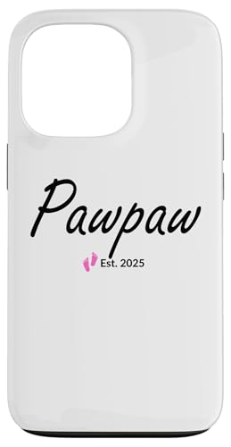 Hülle für iPhone 13 Pro Die neue Papaya eines kleinen Mädchens wurde 2025 gegründet von 2025 New Baby Girl Announcement Pink Footprints