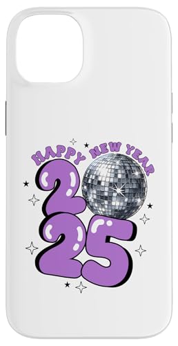 Hülle für iPhone 14 Plus Silvester 2025 Discokugel Party NYE Silvester Retro Lila von 2025 New Years Eve Tees NYC