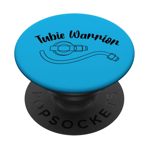 Tubie Warrior - G-Tube Fütterung, NG, Krieger, Geschenk, Bewusstsein PopSockets mit austauschbarem PopGrip von 22q Strong