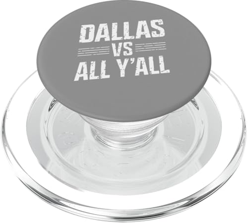 Erklärung zum Texas Pride von Dallas gegen All Y'all PopSockets PopGrip für MagSafe von 26 Rd Londonshirts Apparel