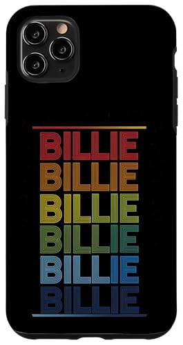 Hülle für iPhone 11 Pro Max Billie Retro Multicolor Typografie von 26 Rd Londonshirts Apparel