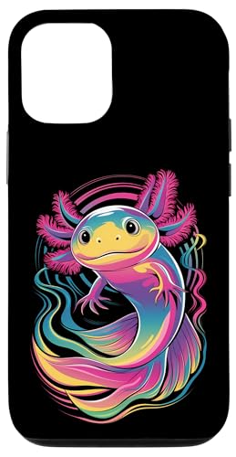 Hülle für iPhone 12/12 Pro Lebendige Axolotl bunte Tierliebhaber von 26 Rd Londonshirts Apparel