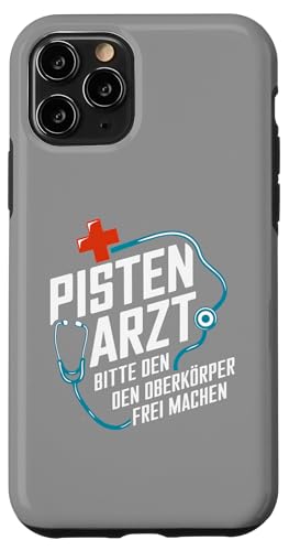 Pistenarzt - Bitte den Oberkörper frei machen - Ski Spruch Hülle für iPhone 11 Pro von 26 Rd Londonshirts Apparel