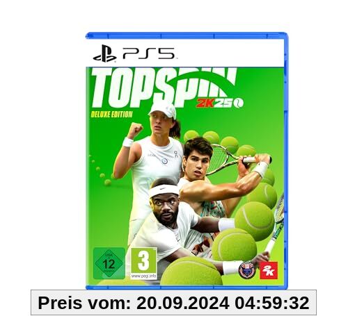 Top Spin 2K25 Deluxe (USK & PEGI) - [Playstation 5] von 2K