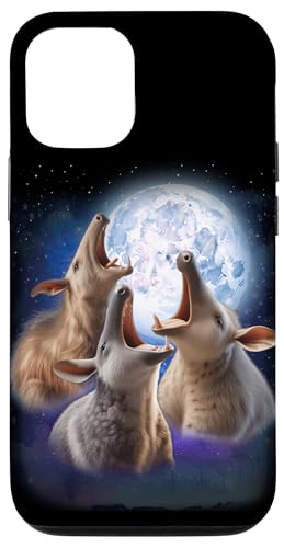 Hülle für iPhone 12/12 Pro 3 Aardvark Howling At The Moon Funny Amteater Aardvark Lover von 3 Animals Howling At The Moon Gift Ideas