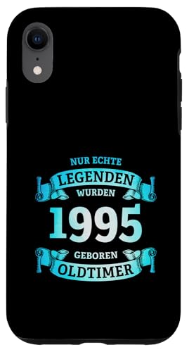 Hülle für iPhone XR 30. Geburtstag Legenden wurden 1995 geboren Jahrgang 1995 von 30. Geburtstag Baujahr 1995 dreißig Jahre alt