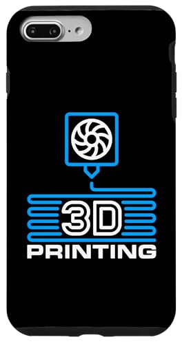 3D Druck Extruder Düse und Filament I Love 3D Drucker Hülle für iPhone 7 Plus/8 Plus von 3D Printing Minimal Line Designs