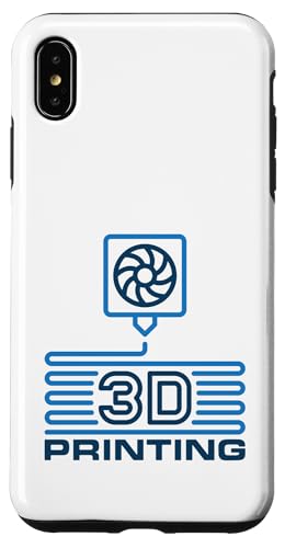 3D-Druck-Extruder mit Düse und Filament - 3D-Drucker Hülle für iPhone XS Max von 3D Printing Minimal Line Designs