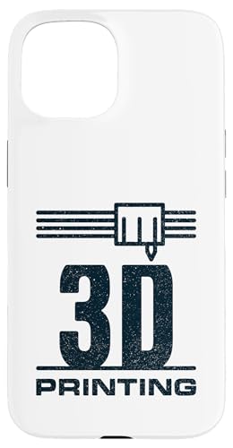 3D-Druckdüse mit Filament - Ich liebe 3D-Drucker Hülle für iPhone 15 von 3D Printing Minimal Line Designs