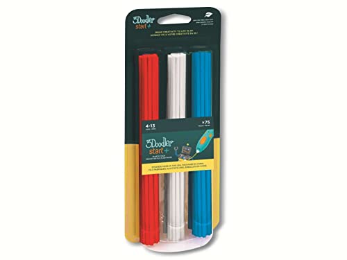 Filament 3DOODLER Start, Mix 1, rot, weiß, blau von 3Doodler