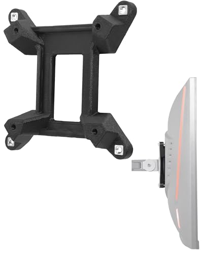 3IDEE VESA Adapter für MSI Optix Monitor (MAG240VC, MAG24C, MAG270CR, MAG270VC, MAG271VCR, MAG27C, MAG27CQ) - MSI VESA Halterung 100x100 mm - Monitor aufhängen leicht gemacht von 3IDEE