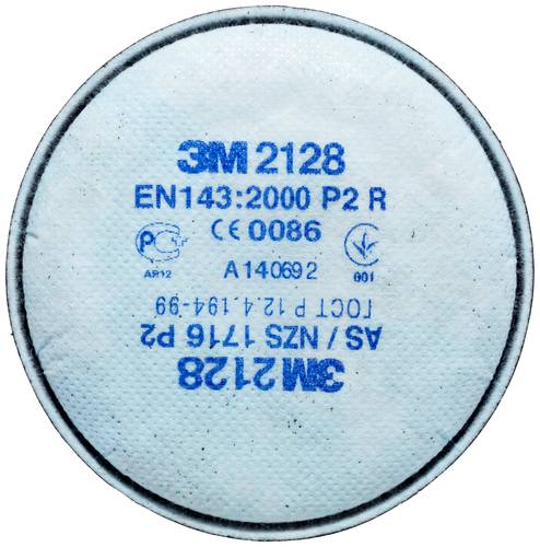3M 2128 mit Aktivkohle, P2R Partikelfilter 20 St. EN 143 DIN 143 von 3M