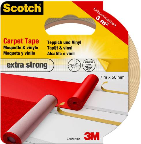 3M 42020750 Teppichklebeband Scotch® Weiß (L x B) 7m x 50mm 1St. von 3M