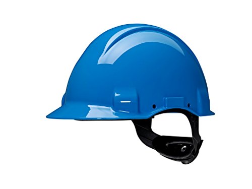 3M G31CUB G3001 Schutzhelm in Blau, unbelüftet, mit Uvicator, Pinlock und Kunststoffschweißband, Blau von 3M