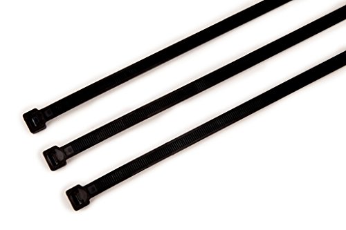 3M Scotchflex FS 100 AW-C Kabelbinder, 2,5 mm x 100 mm, Schwarz (100-er Pack) von 3M