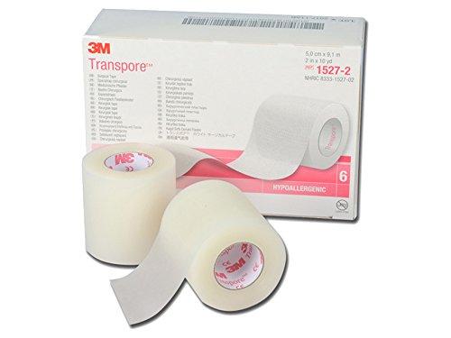 3M Transpore Cerotti, h 51 mm x 9.14 m, Confezione 6 Rotoli von 3M