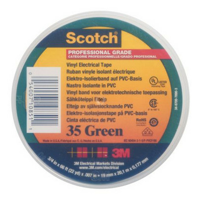 Scotch35 Vinyl Isolierband Grün 19mmx20m von 3M