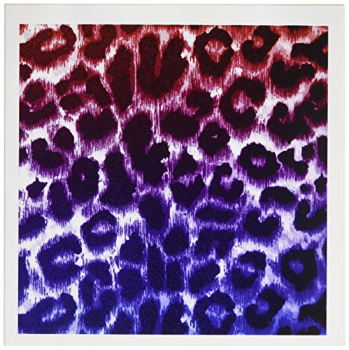 3drose Patriotische rot weiß und blau Leopard Print Fashion – Grußkarten, 6 von Foto, Set 12 (GC 30865 _ 2) von 3dRose