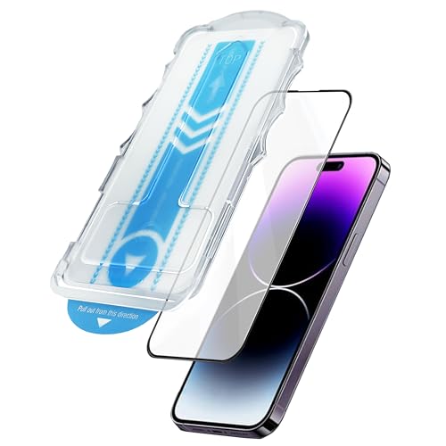 4-OK Display Schutzfolie für iPhone 13 et 13 Pro [einfache Anbringung][Ausrichtung Schablone][Panzerfolie 9H Härte][Anti-Kratzer][Bläschenfrei][Ultra-Klar] Full Displayschutz Glas (iPhone 13/13 Pro) von 4 OK by Blautel