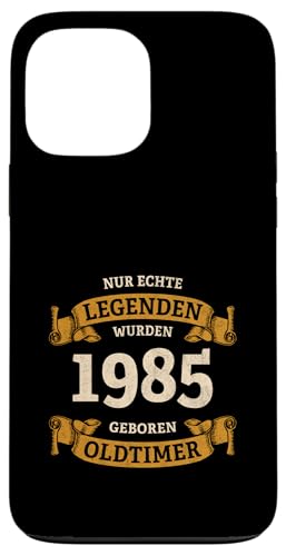 Hülle für iPhone 13 Pro Max 40. Geburtstag Legenden wurden 1985 geboren Jahrgang 1985 von 40. Geburtstag Baujahr 1985 vierzig Jahre alt