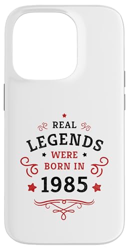 Hülle für iPhone 14 Pro 40. Geburtstag Legenden wurden 1985 geboren Jahrgang 1985 von 40. Geburtstag Baujahr 1985 vierzig Jahre alt