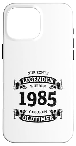 Hülle für iPhone 16 Pro Max 40. Geburtstag Legenden wurden 1985 geboren Jahrgang 1985 von 40. Geburtstag Baujahr 1985 vierzig Jahre alt