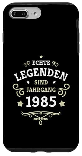 Hülle für iPhone 7 Plus/8 Plus 40. Geburtstag Legenden wurden 1985 geboren Jahrgang 1985 von 40. Geburtstag Baujahr 1985 vierzig Jahre alt