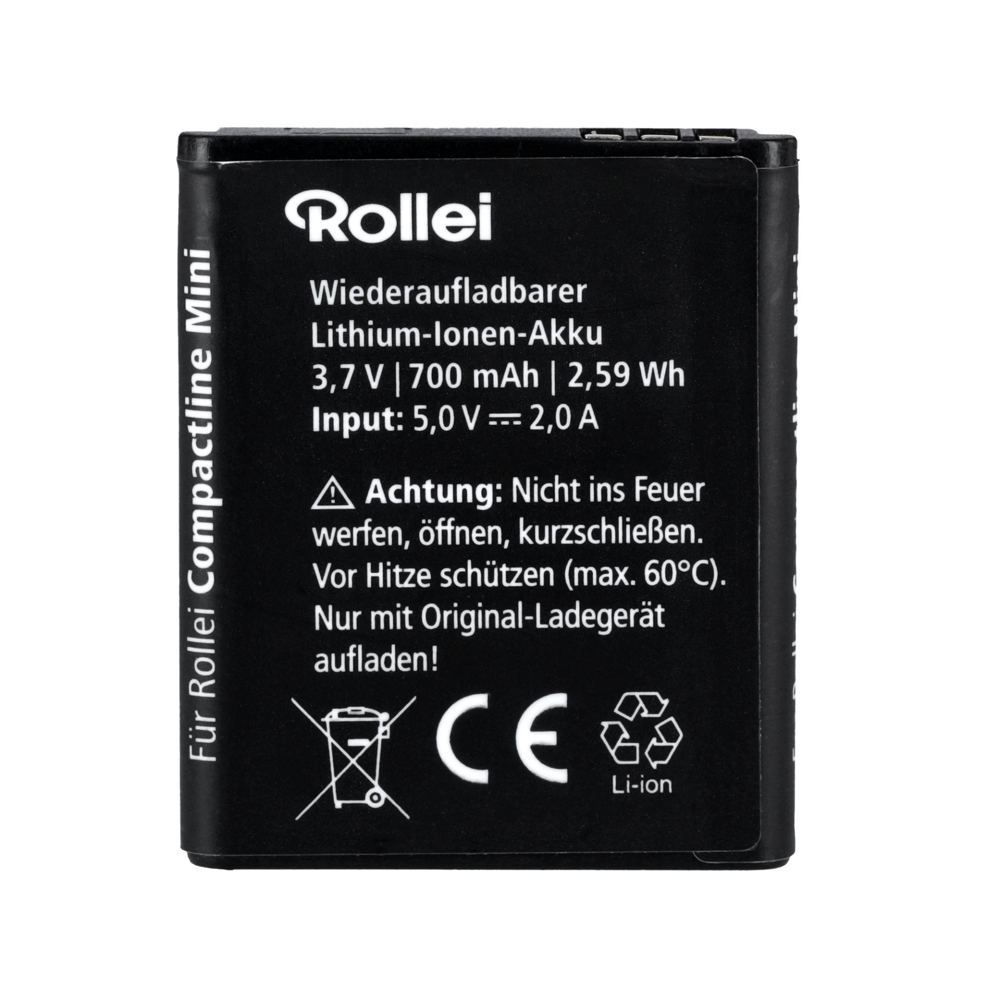 Digitalkamera Zusatzakku speziell für Rollei Digitalkamera von 40520