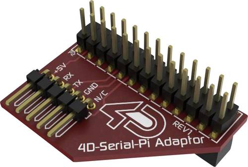4D Systems 4D Serial Pi Adaptor Entwicklungsboard 1St. von 4D Systems