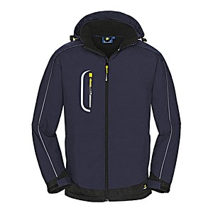 4PROTECT® Herren Softshelljacke Montana blau Größe 2XL von 4PROTECT®