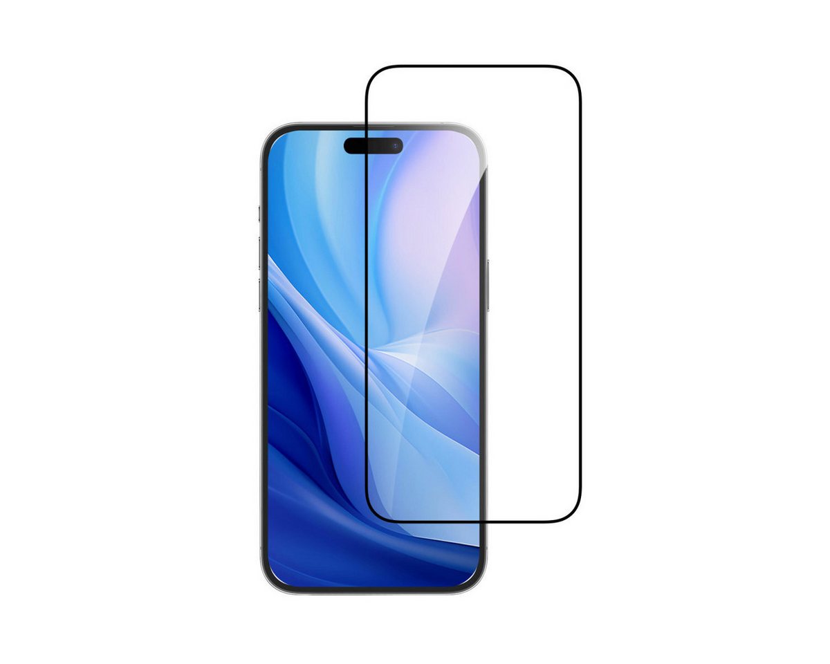 4smarts Displayschutzglas Second Glass mit Montagerahmen für Apple iPhone 16 Pro, 1 Stück, Displayschutzfolie, Schutzfolie, Bildschirmschutz, kratz- & stoßfest von 4smarts