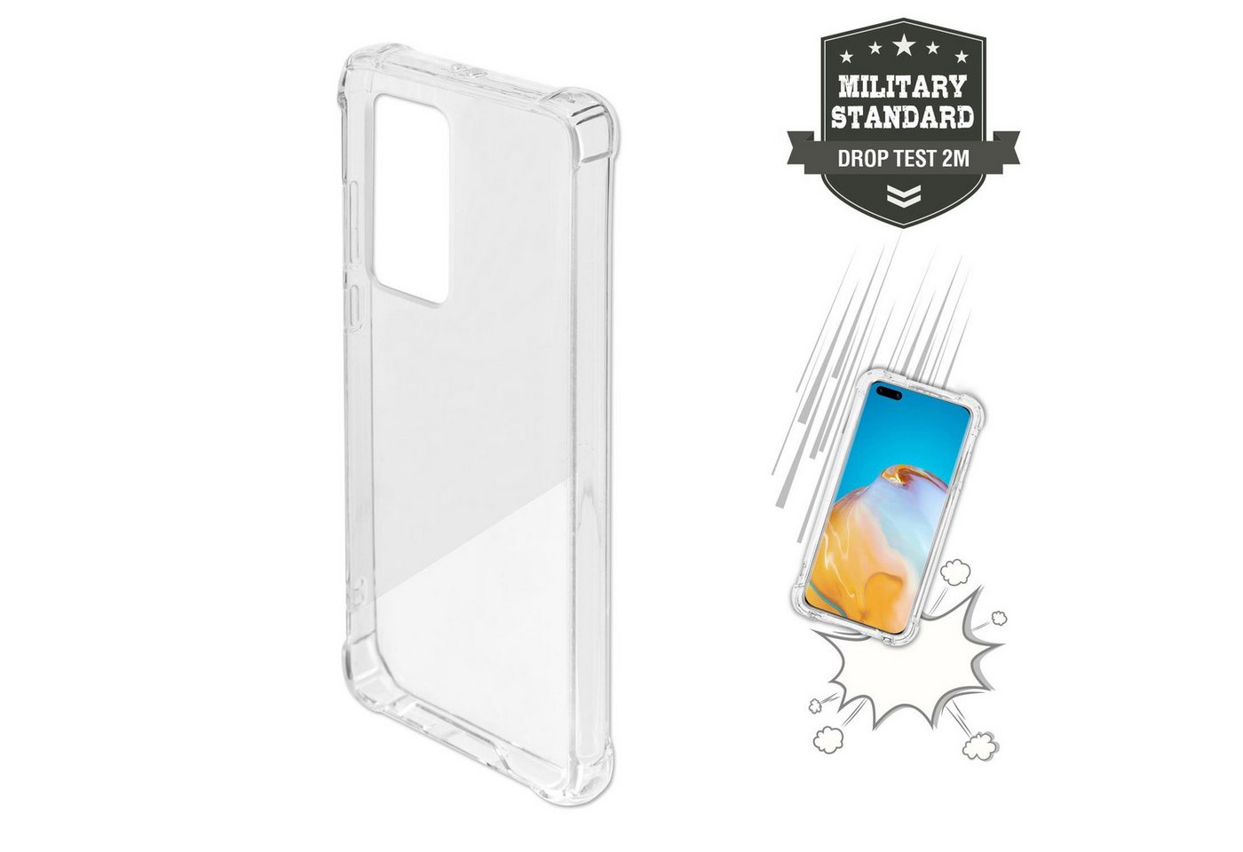 4smarts Handytasche 4smarts Hard Cover IBIZA für Huawei P40 - Transparent von 4smarts