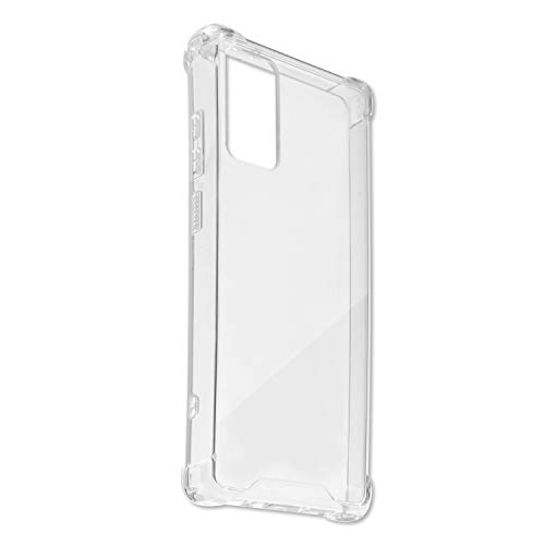 4smarts Ibiza Hybrid Case Kompatibel mit Samsung Galaxy Note 20 / Note 20 5G Hülle [Kristallklare & Dünn] Hochfester Kunststoff Rückseite mit Silikonrahmen Bumper Handyhülle Galaxy Note 20 Transparent von 4smarts