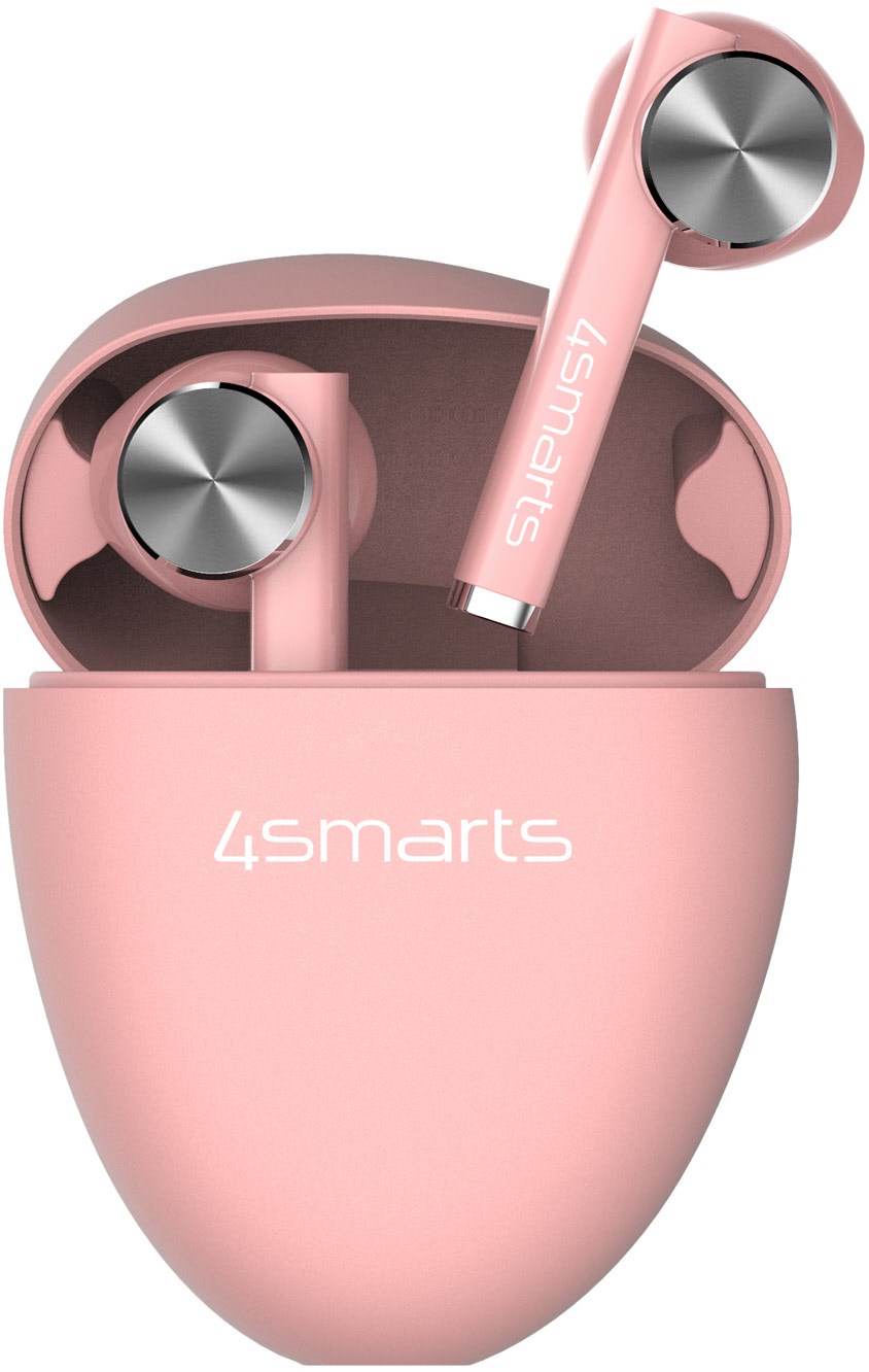 Pebble True Wireless Kopfhörer pink von 4smarts