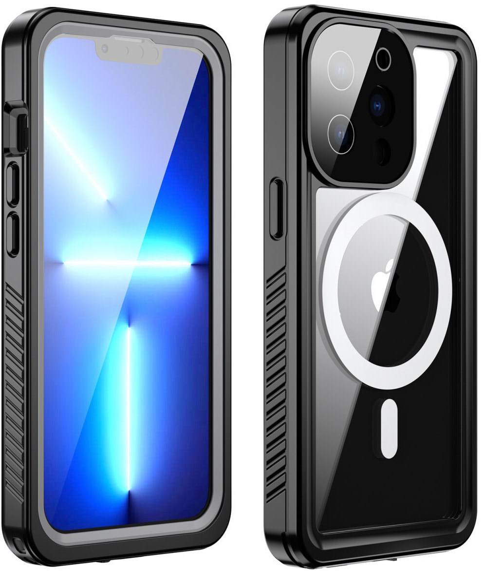 UltiMAG Active Pro Stark RuggedCase für iPhone 13 Pro transparent/schwarz von 4smarts