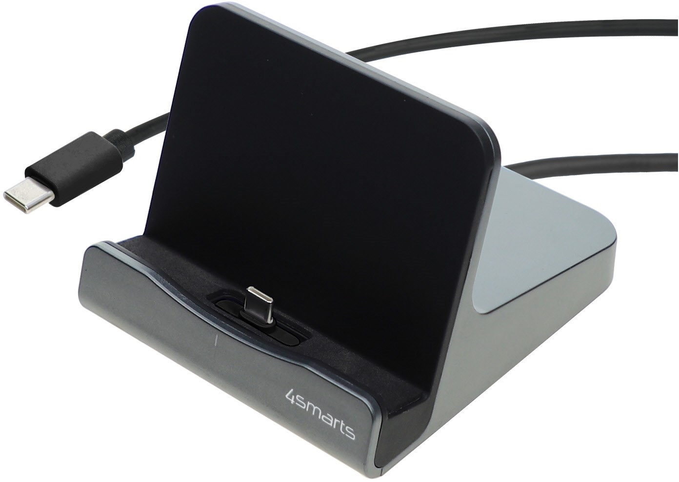 VoltDock Tablet Ladestation (60W) USB Type-C gunmetal von 4smarts