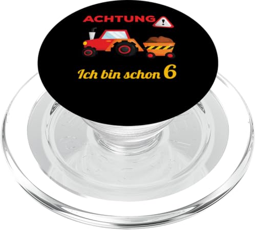 6. Geburtstag Junge Mädchen 6 Jahre 2019 Lustig Geschenk PopSockets PopGrip für MagSafe von 6. Geburtstag Mädchen 6. Geburtstag Deko Junge